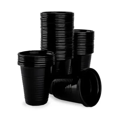 Vaso 7 onzas negro